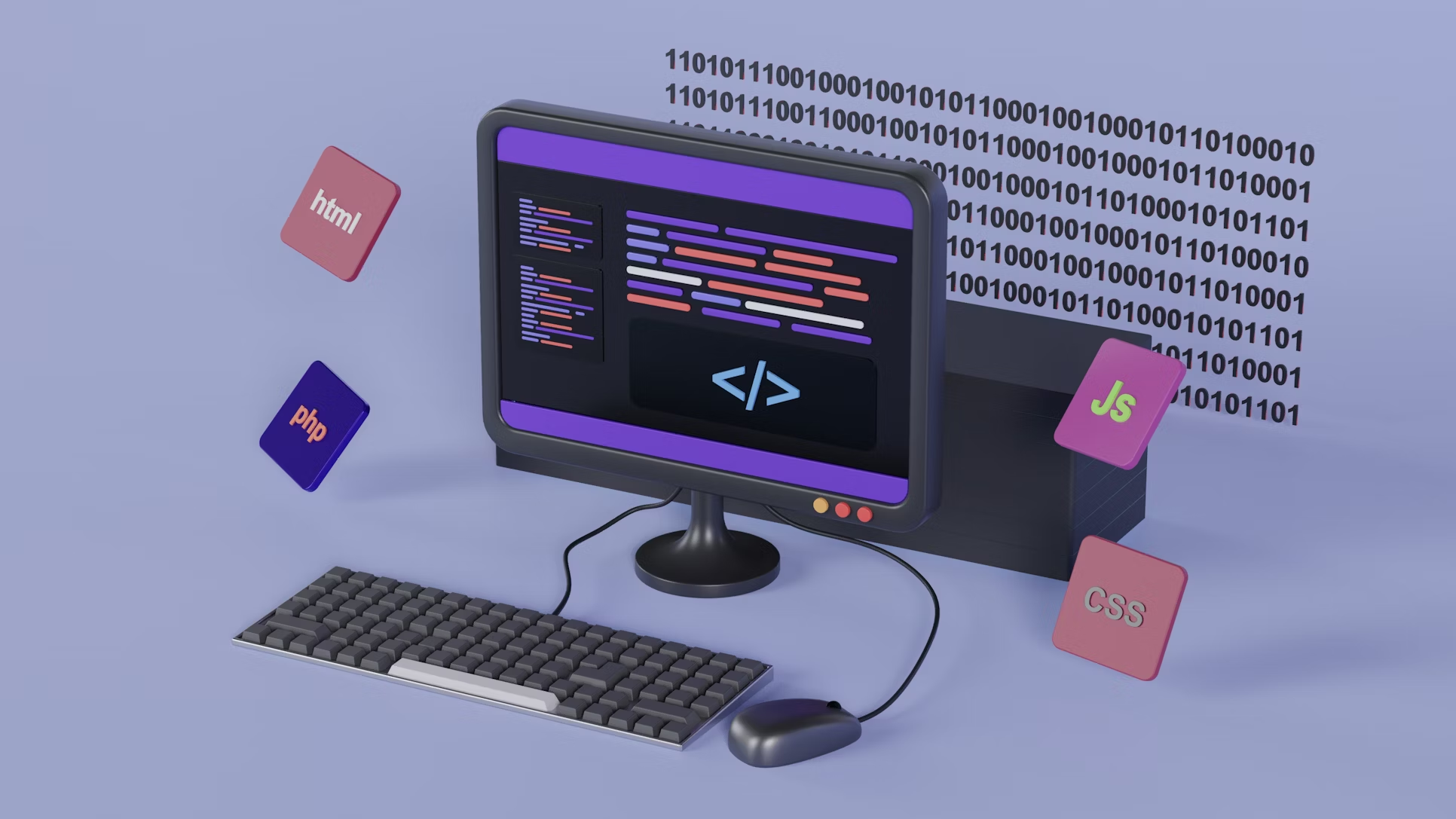Professional software development team working on various technologies and positions