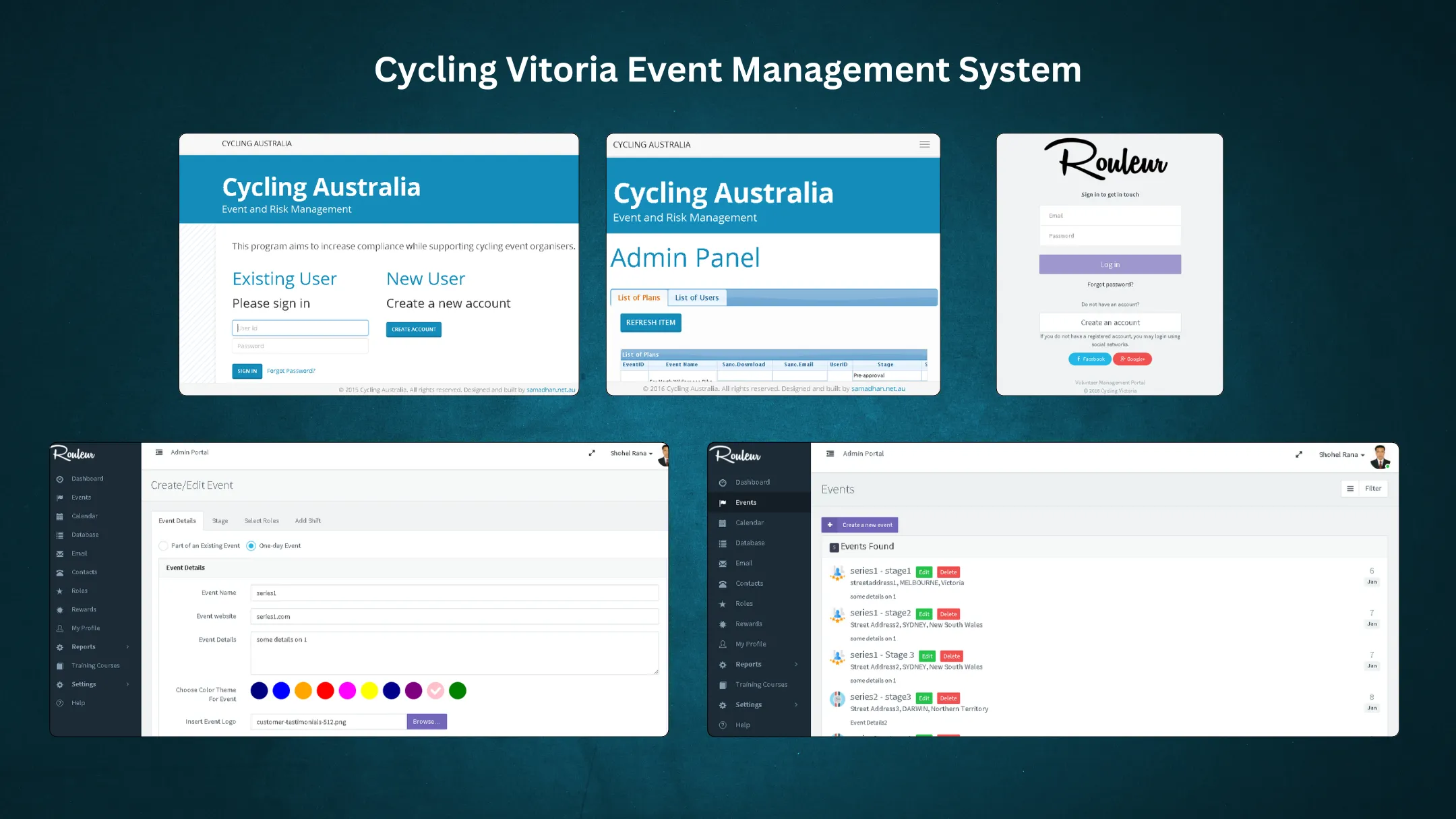 Cycling Victoria Event Management System Software Development Case Study - Australia Cycling Event Platform